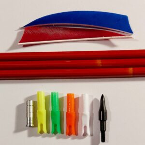 Pfeile BAMBOO LINE in Einzelteilen